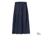 NAH/STUDIO Satin-Rock | Viskose, navy
