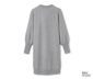 NAH/STUDIO Strickkleid | nachhaltige Merinowolle, grau