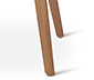 Schalenstuhl mit Polyrattangeflecht