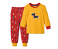 Pyjama, gelb-rot