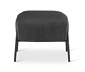Design-Sessel mit Fusshocker – von SCAPA, anthrazit