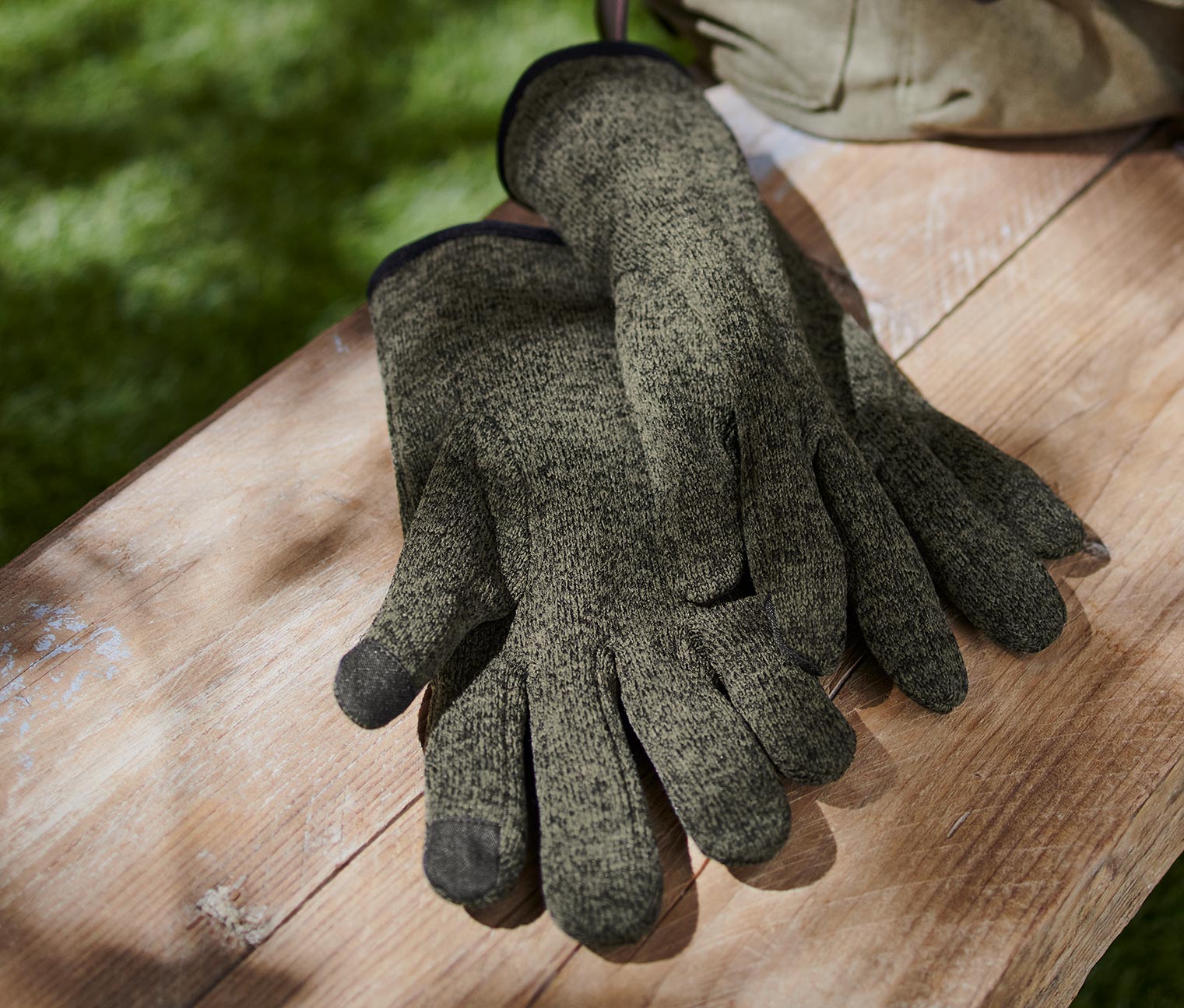Strickfleece-Handschuhe