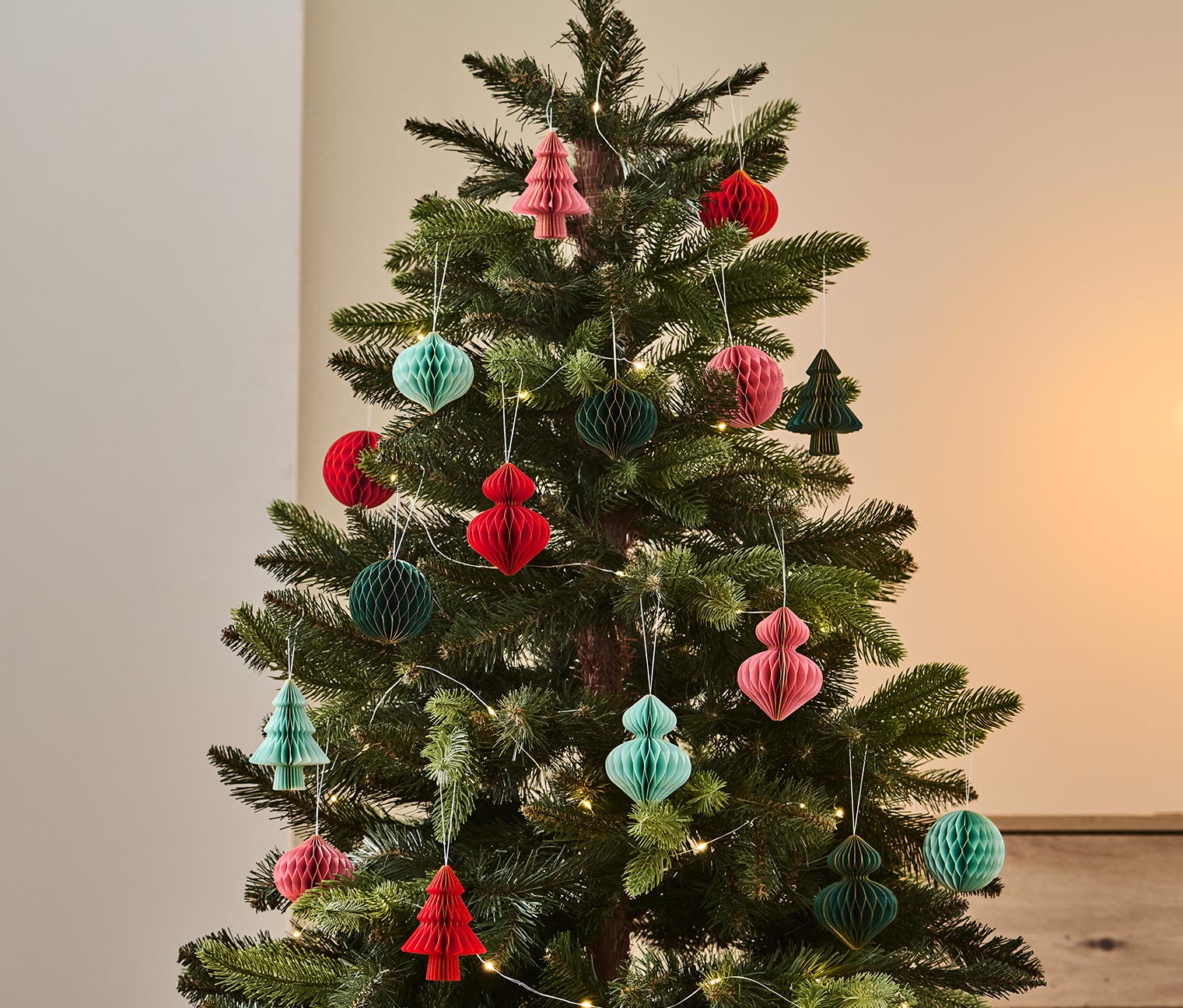 16er-Set Weihnachtsbaumschmuck