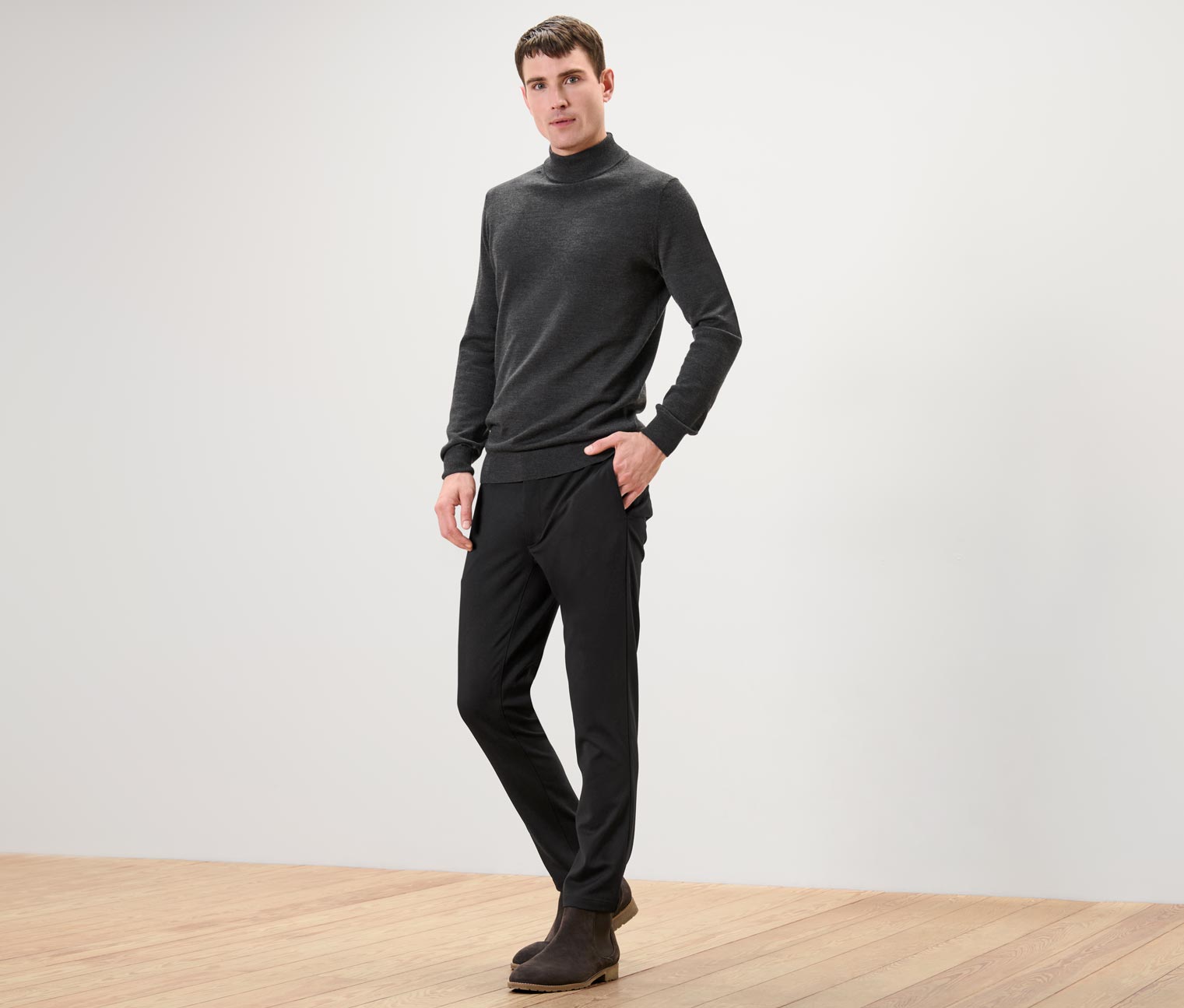 Comfort-Stretch-Hose, schwarz