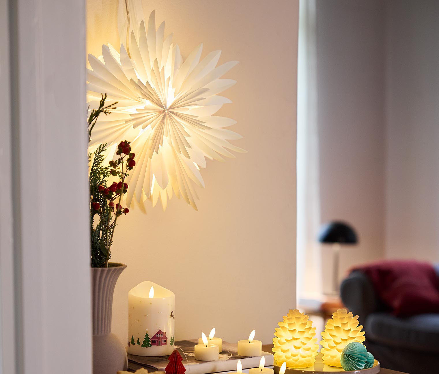 LED-Papierstern