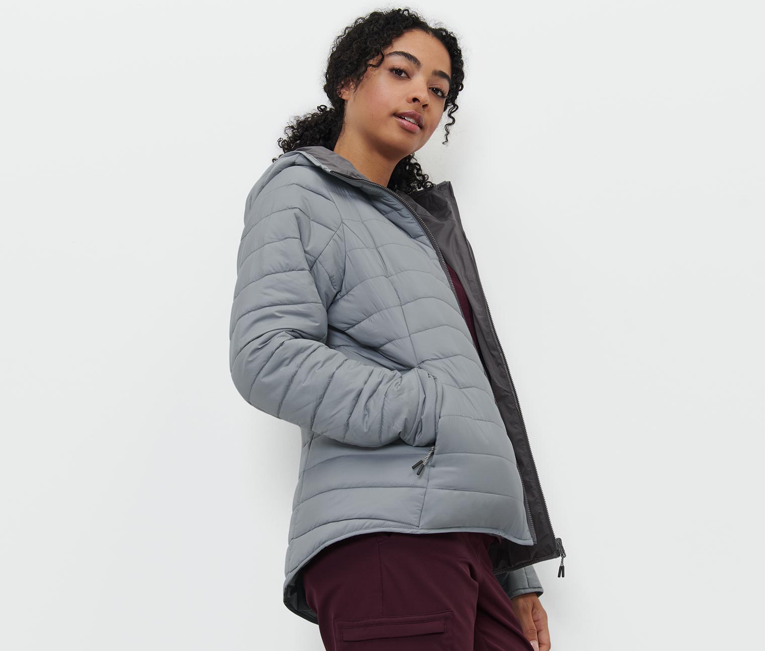 Wasserdichte Wende-Steppjacke