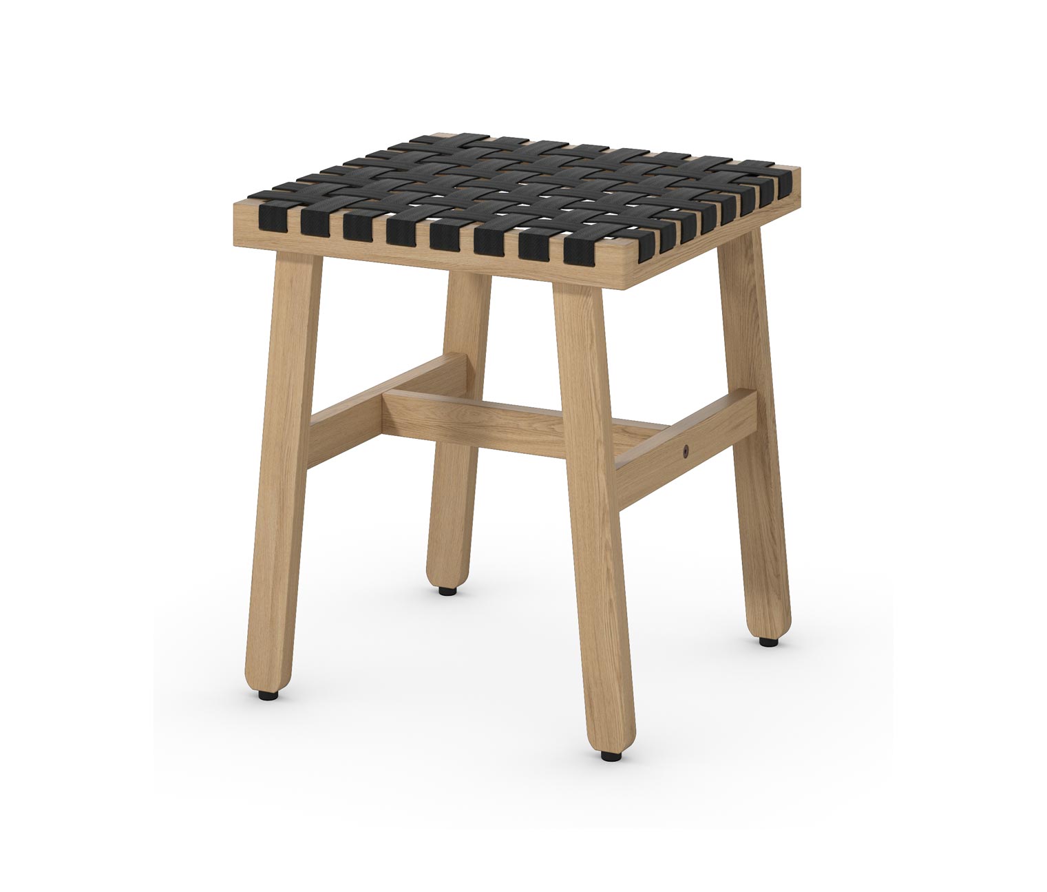 Hocker mit Geflecht