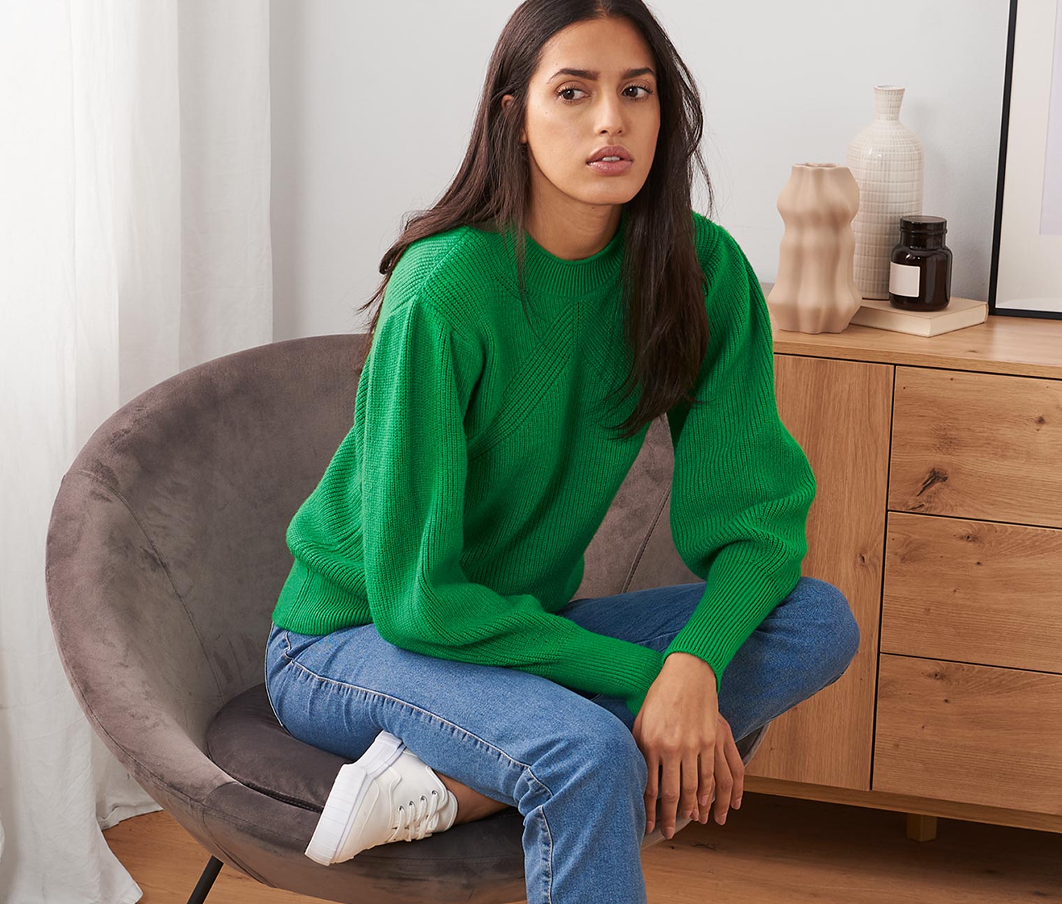 Grobstrickpullover