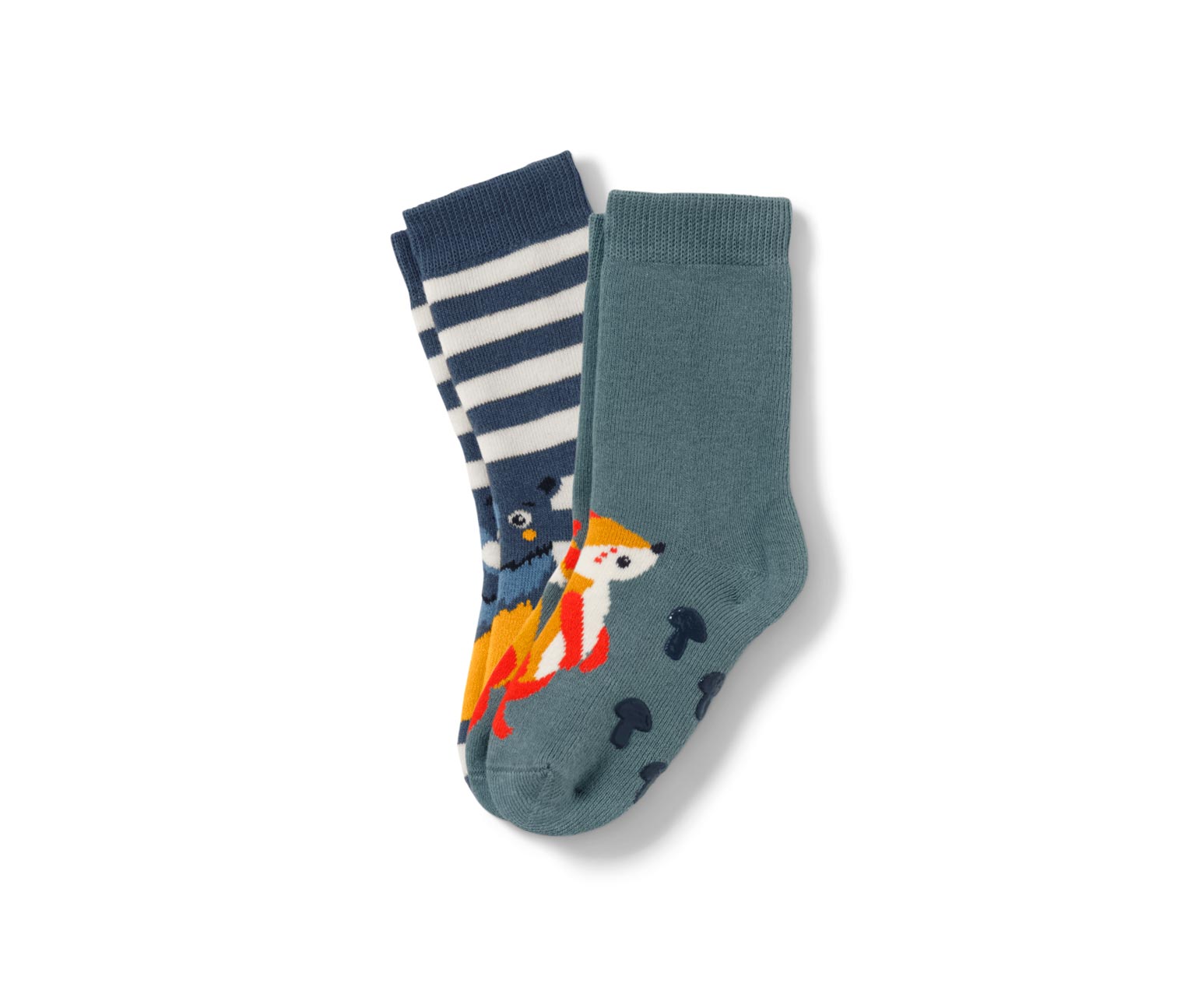 2 Paar Kleinkind-Antirutsch-Socken