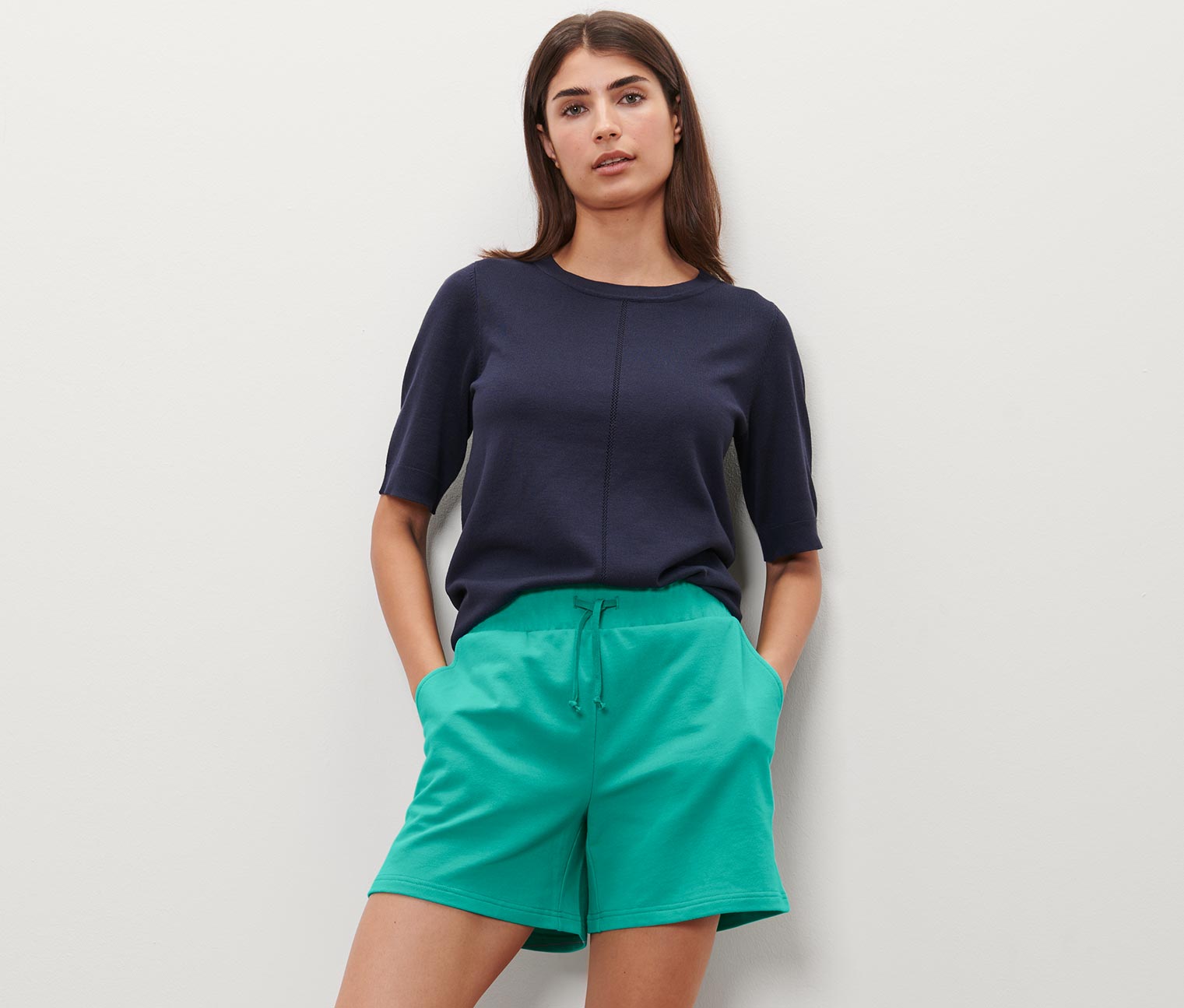 Sweatshorts, aqua