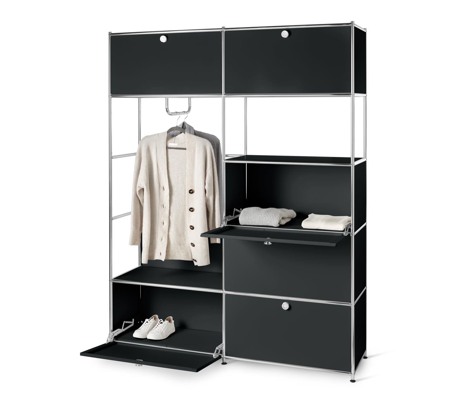 Systemschrank Metall »CN3«, schwarz