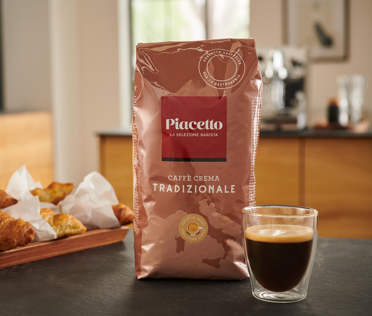 Piacetto Caffè Crema Tradizionale - 1 kg Ganze Bohne