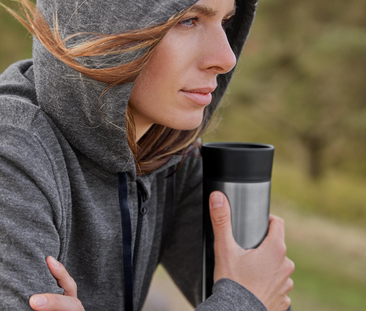 Coffee-to-go-Becher, Edelstahl