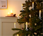 12 LED-Weihnachtsbaum-Kerzen, cremeweiss