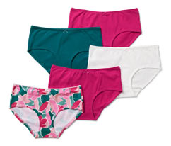 5 Pantys, mehrfarbig