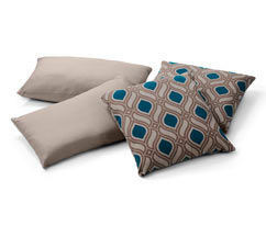 Outdoor Kissen, 4er-Set, grau