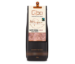 Qbo Premium Coffee Beans »Kooperative Homa« Caffè Crema Mild – 250g Ganze Bohne