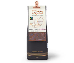 Qbo Premium Coffee Beans »Kooperative Sholi« Caffè Crema Kräftig - 250 g Ganze Bohne