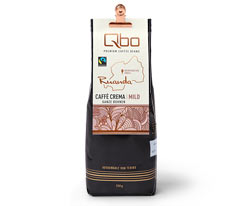Qbo Premium Coffee Beans »Kooperative Sholi« Caffè Crema Mild - 250 g Ganze Bohne