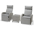 Sessel-Set »Thore« mit ausklappbarer Fusslehne