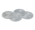 4 Platzsets, silberfarben