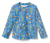 Blau mit Alloverprint