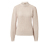 Grobstrick-Pullover mit Wolle, creme