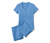 Shorty-Pyjama aus Rippe