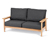 2-Sitzer-Sofa aus FSC®-zertifiziertem Holz