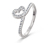 925 Silber Ring Herz