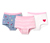3 Mädchen-Pantys aus Bio-Baumwolle
