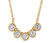 925 Silber Kette Tennis Zirkonia