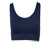 Seamless-Sport-Bustier, blau - Blau