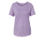 T-Shirt mit Merinowolle, lila - Lila