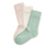 3 Paar Socken, salbei, beige, weiss