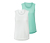 2 Sporttops, mint und weiss