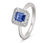 925 Silber Ring Royal Blue