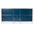 Sideboard Metall »CN3« gross mit 6 Klappenfächern, blau