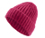 Strickmütze, himbeere - Himbeerrot