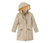 Allwetter-Trenchcoat mit recyceltem Material, beige 