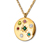 Kette mit rundem Multicolor-Anhänger