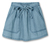 Baumwoll-Denim-Rock