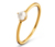 Zarter Ring mit Süsswasserzuchtperle