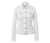 Jeansjacke, weiss - Cremeweiß