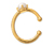 Earcuff mit Süsswasserzuchtperle