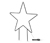 LED-Outdoor-Stern aus Metall