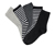 5 Paar Socken, grau-schwarz-weiss