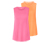 1x pfirsich, 1x pink