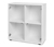 Regalmodul »Flemming«, ca. 75 x 75 cm, mit Glastüren, weiss
