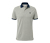 Piqué-Poloshirt, grau meliert - n005